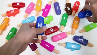 Learn the Alphabet with Alpha Pops | Learn Colors & Spell with Slime!