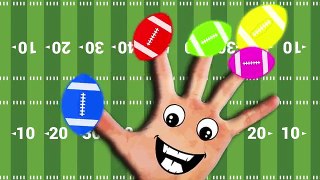 Learn Colors for Kids Children Toddlers Finger Family Nursery Rhymes Learning Video! Footb