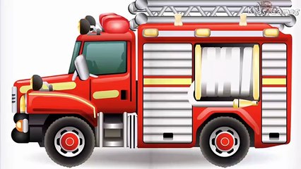 Kids Games Match Play Vehicles : Police car, Fire Truck, Ambulance, Trucks, Excavator For