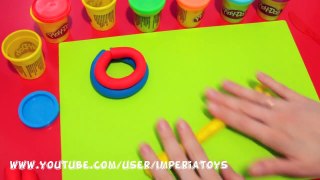 Baby Rainbow Pyramid Play Doh How To Make PYRAMID with Playdough Color Pyramid for Kids Pl