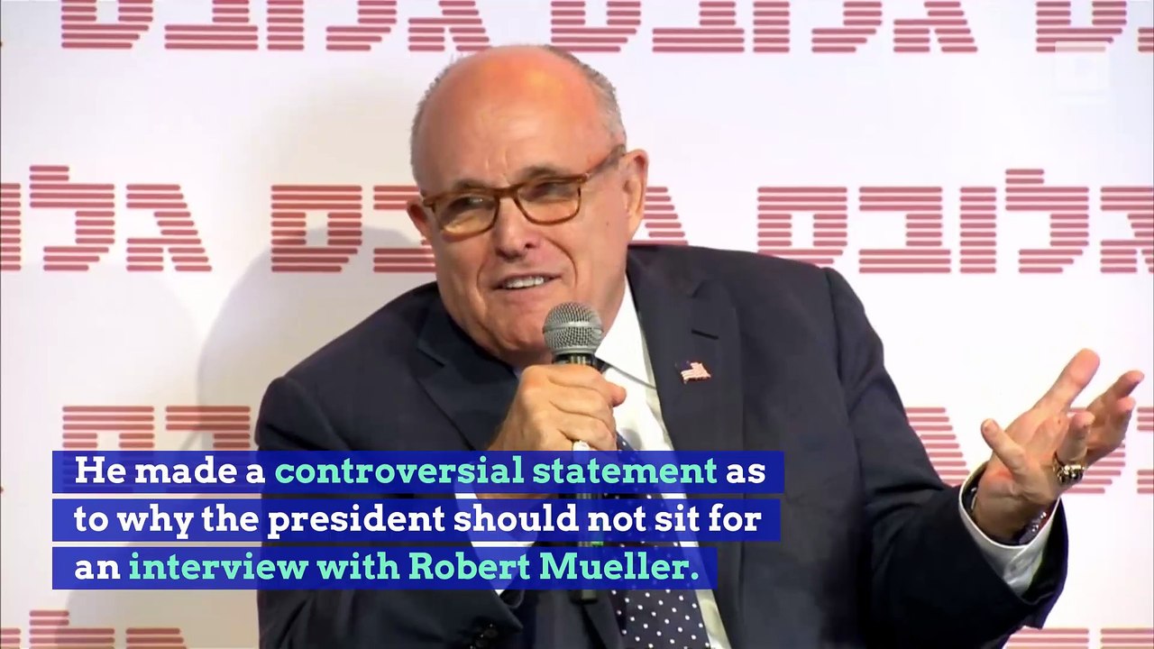 Rudy Giuliani Walks Back 'Truth Isn't Truth' Comment