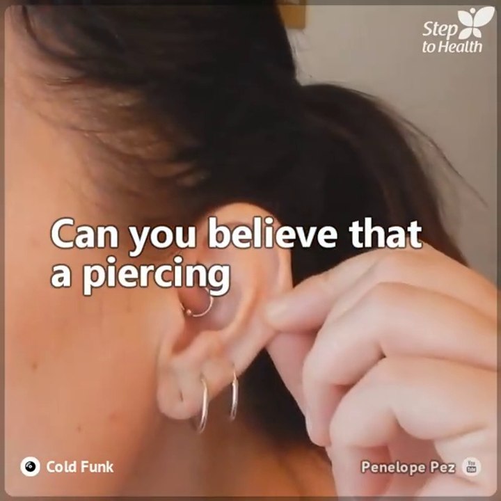 Can you believe that a piercing may be the answer to your migraines?