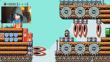 Me Apareció un Nivel Virtualmente IMPOSIBLE ! SUPER EXPERTO NO SKIP | Super Mario Maker Ze