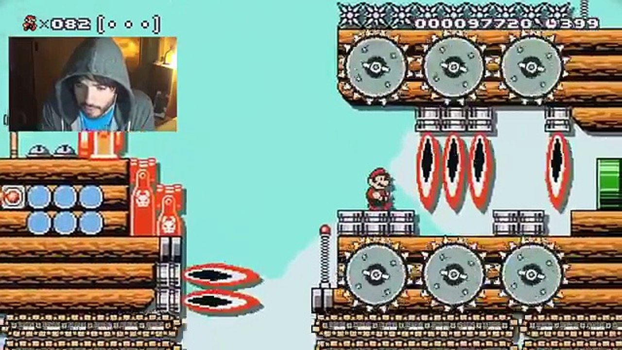Me Apareció un Nivel Virtualmente IMPOSIBLE ! SUPER EXPERTO NO SKIP | Super Mario Maker Ze