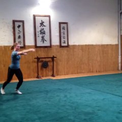 amazing kung fu girl from france
