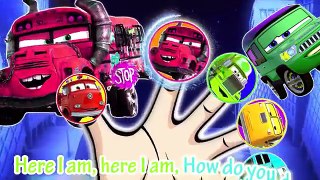 Disney Cars Trucks on TV Finger Family | Funny Nursery Rhymes For Kids