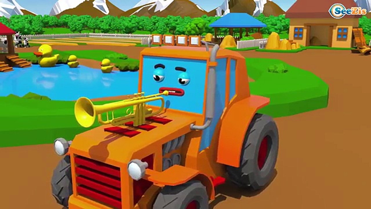 Tror Excavator for Kids Car Cartoon