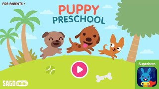 Sago Mini Puppy Preschool (Sago Sago) Best Educational Baby Learning App For Kids