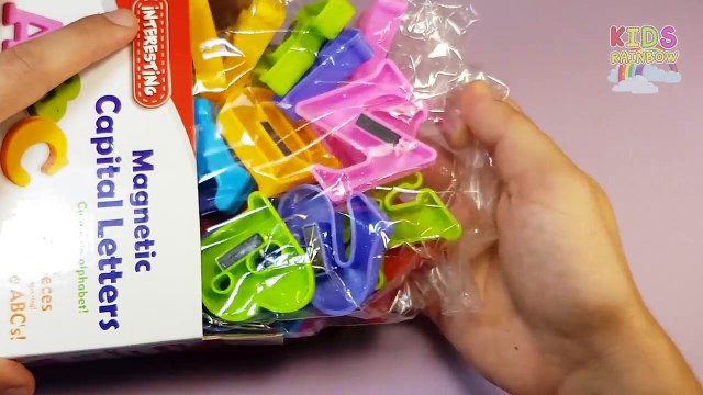 Interesting Magnetic Capital Letters | Learn the ABCs with Letters Engraved with Braille