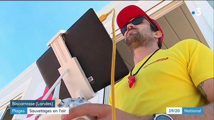 Plages : sauvetages en l'air