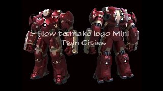 How to Build lego Avengers 2 Age Of Ultron mini Hulkbuster stop motion build