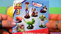 Tomy Surprise Eggs Disney Pixar Toy Story 3 Mater, Woody, Jessie, Luigi Cars Buildable Fig