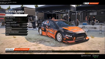 DiRT 4 Fly Cam FIA World Rallycross Champs.Finals Montalegre Portugal