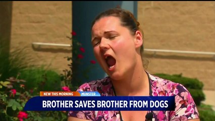 Eight-Year-Old Saves His Little Brother from Dog Attack