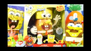 Spongebob Squarepants Play Doh Mr Potato Head Playset Spudbob Builder By Disney Cars Toy C