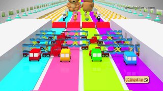 Wheels on the bus toys fun race | kids | kindergarten | homeschool | kids videos | best |