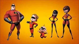 Finger Family Rhymes Incredibles Daddy Family Finger Nursery song