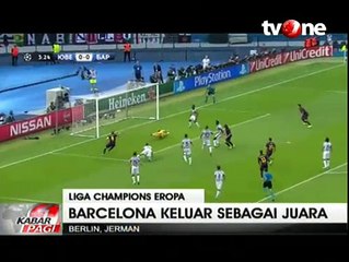 Tancap Gas Lawan Juventus, Treble Jadi Milik Barca