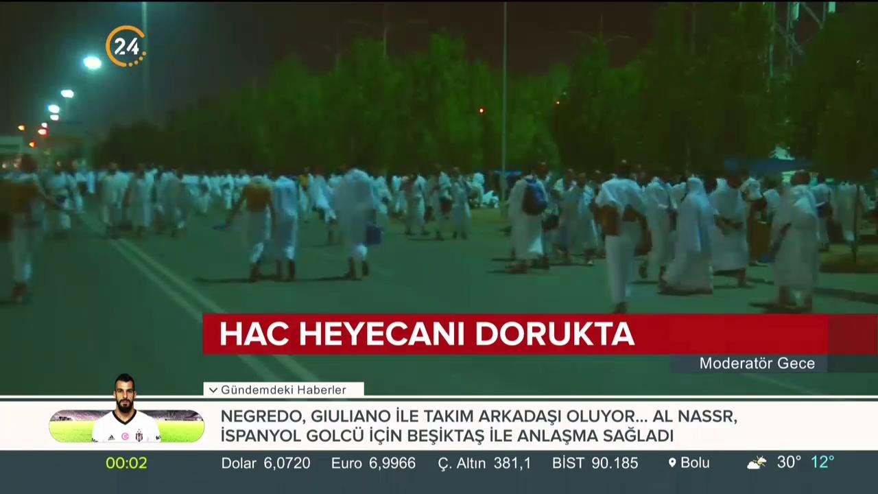 Arafat'ta vakfeye durdular