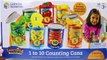 Learn Numbers and Fruits for Kids Toddlers with Counting Cans