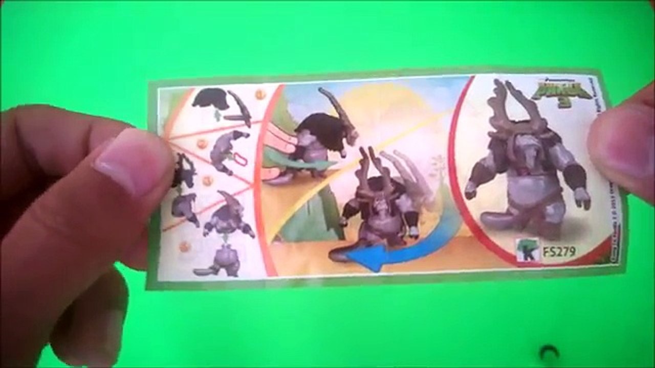 Kung Fu Panda 3 Huevo Kinder Kai