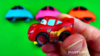 Play Doh Cars Surprise Eggs Traffic Jam! Cars 2 Spongebob Thomas Tank Engine Lalaloopsy Fl