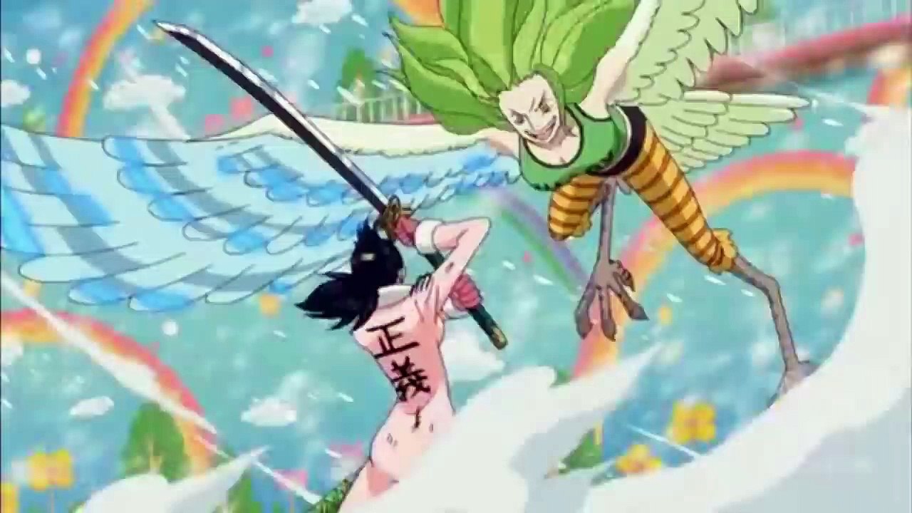 One Piece Zoro Overwhelming Haki Save Tashigi Video Dailymotion