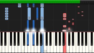 Benny Benassi Paradise ft Chris Brown Piano Tutorial Chords How To Play Cover