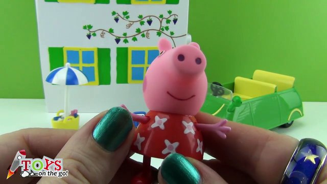 Peppa Pig Coche de Vacaciones Holiday Sunshine Car Juguetes de Peppa Pig