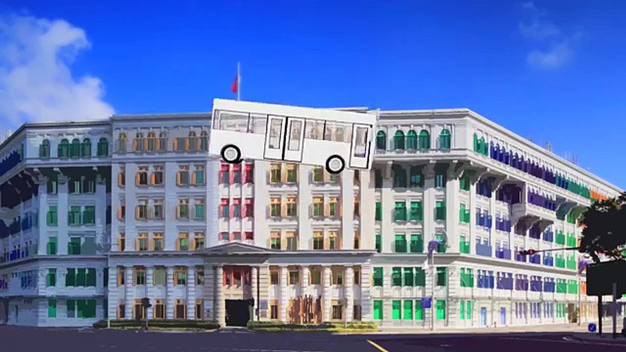 Wheels On The Bus | POLICE Family | Nursery Rhyme Song for Children | Animated Surprise Eg