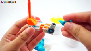 Learn Colours With Yogurt Play Dol Surprise Toys Robo Cars Toys