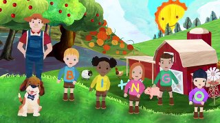 Bingo Dog Song - FlickBox Nursery Rhymes With Lyrics | Cartoon Animation for Children | Li