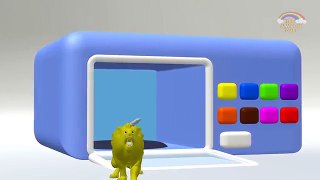 Learning Colors with Lion Microwave | Colors for Kids Children Toddlers | Colors Songs