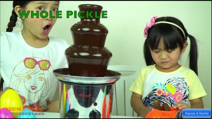 30.Chocolate Fondue Challenge with Cool PRIZES