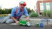 Learn Colors for Toddlers with Blippi Toys _ Garbage Truck Toy