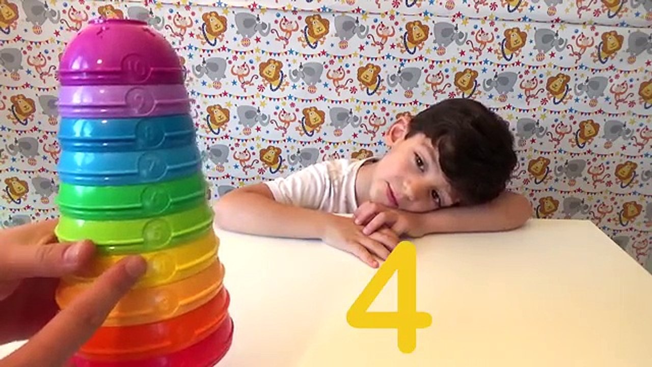 Playing with Stacking Toys from Jason