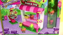 Shopkins Blocks Checkout Lane + Shopkins Blocks Fruit & Veggie Stand Similar to Lego Block