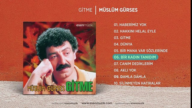 Bir Kadın Tanıdım (Müslüm Gürses) Official Audio #birkadıntanıdım #müslümgürses