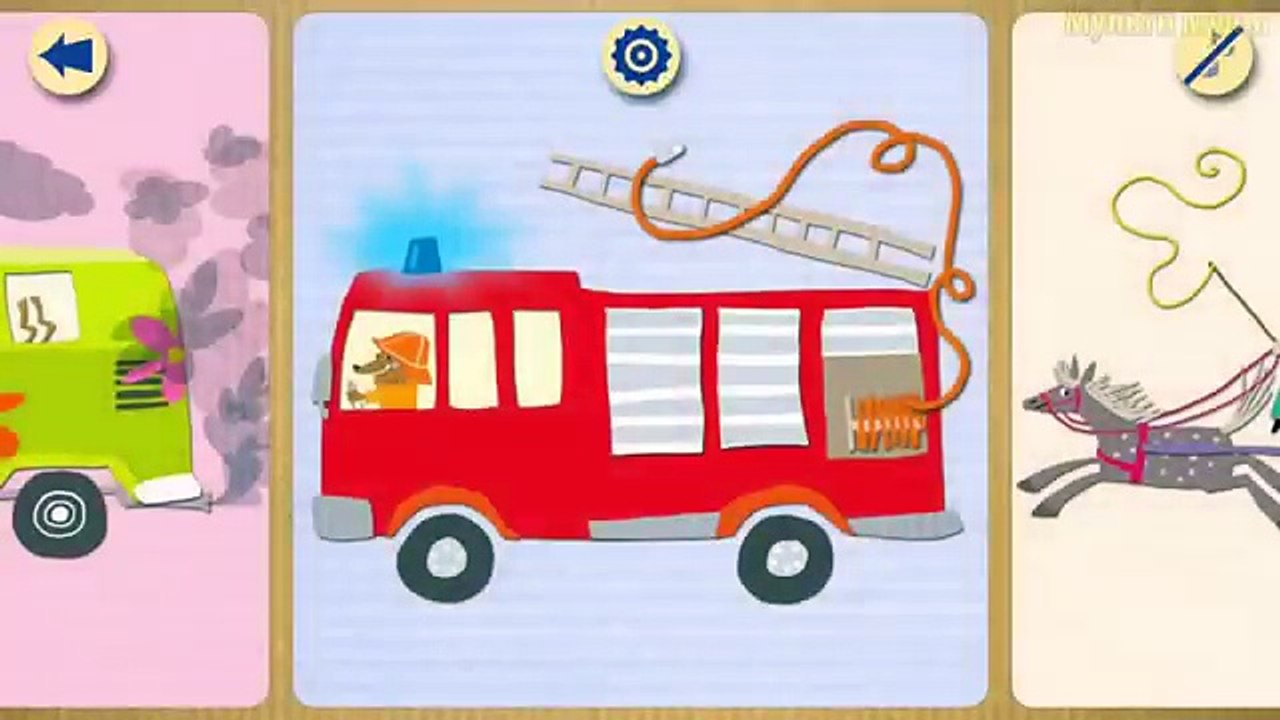 Play Vehicles Kids Games Match Police car,Fire Truck,Monster Truck Games for Toddlers or P