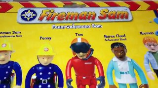 Fireman Sam Collection 5 Figures Unboxing