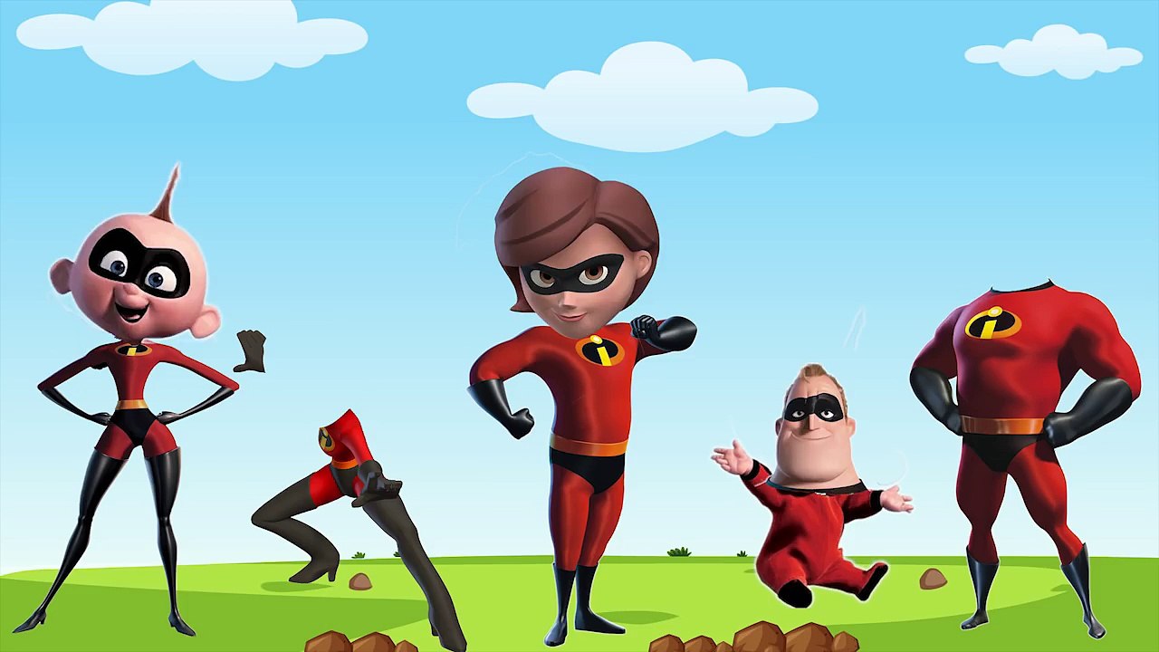 Wrong heads Los Increibles 2 Jack violeta HelenParr Disney kids