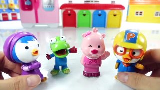 뽀로로 무지개 아이스크림 젤리 얼음무지개 푸딩 만들기 Rainbow Ice Cream Jelly Pudding Cooking Pororo Toy 토이튜브TV [T
