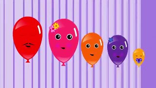 Colors Balloon Finger Family Nursery Rhyme