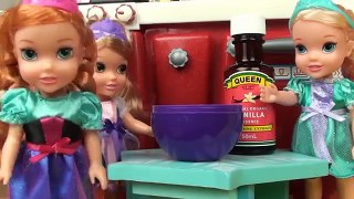 Elsa and Anna Baking