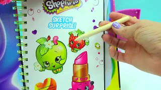 Shopkins Sketch Surprise Scratch Drawing Art Book Scratching Frozen Season 1 SPK