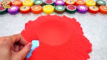 DIY How to make Kinetic Sand Pineapple Cake Mad Mattr Skwooshi Learn Colors