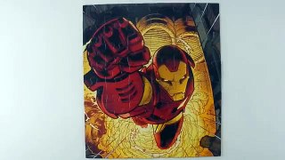 Marvel Super Hero Puzzle Iron Man Spider Man Captain America