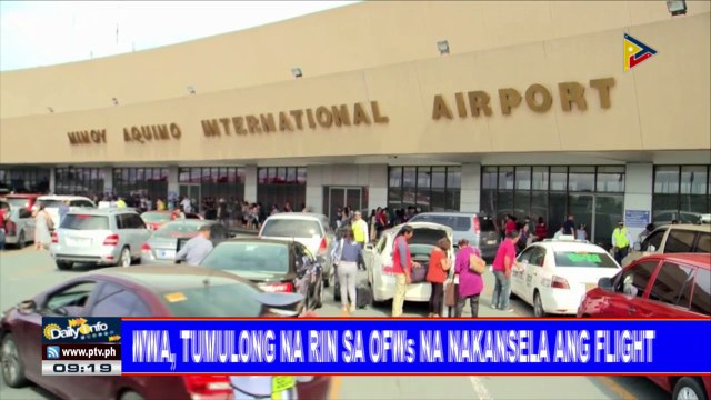 OWWA, tumulong na rin sa OFWs na nakansela ang flight