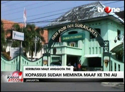 7 Anggota Kopassus Sudah Diserahkan ke Denpom