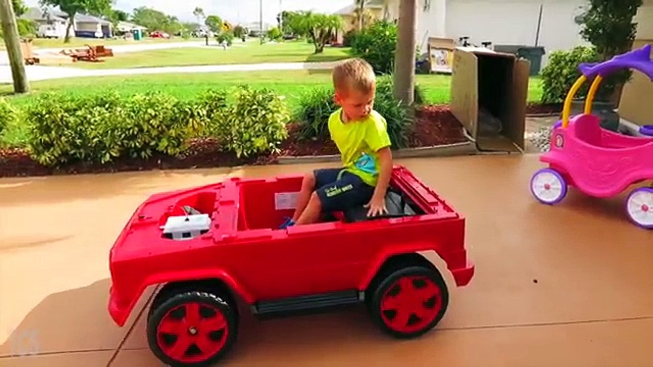 Unboxing And Assembling The POWER WHEEL Ride On Fire Engine TRUCK for KIDS